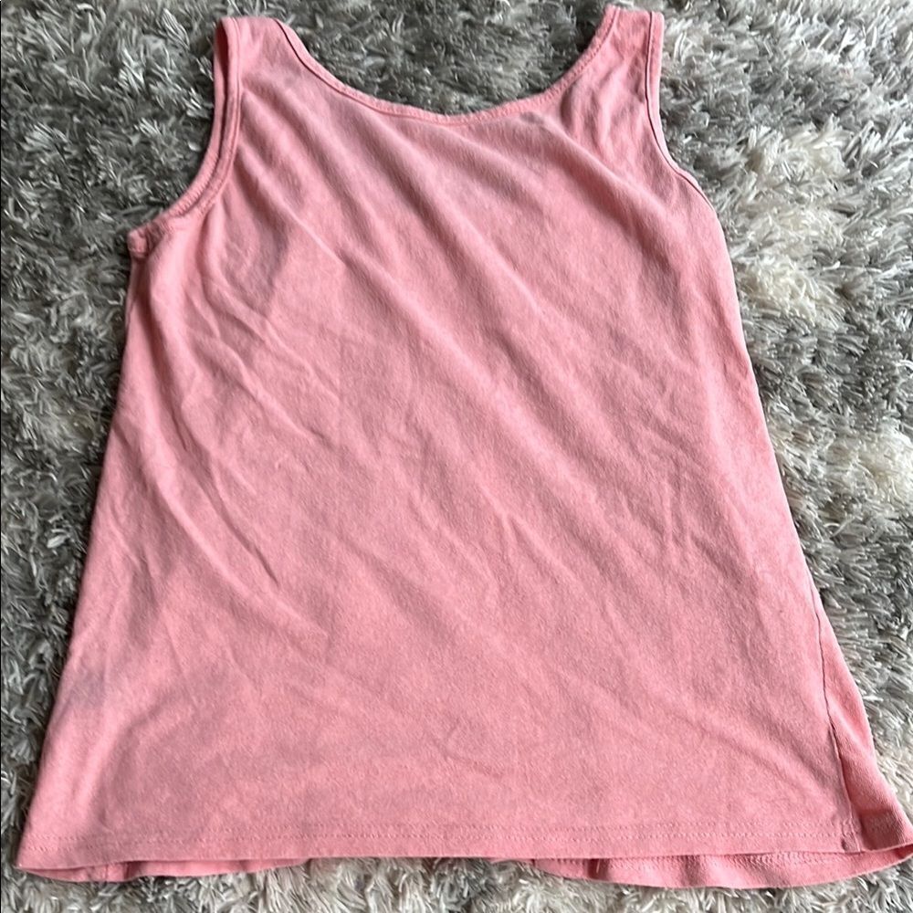Pink Button-Down Tank Top - Picture 2 of 2